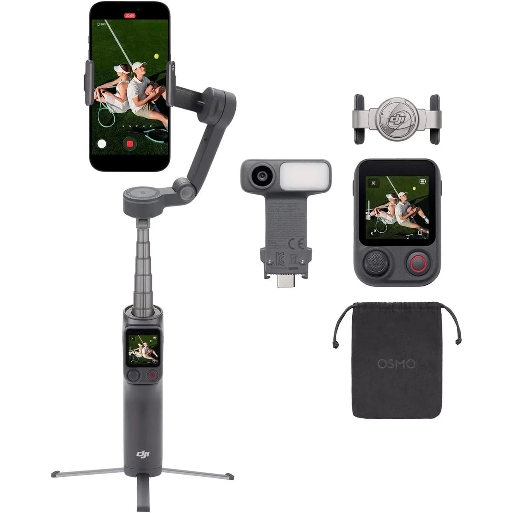 DJI Osmo Mobile 8P Advanced Tracking Combo – AI Smartphone Gimbal Stabilizer