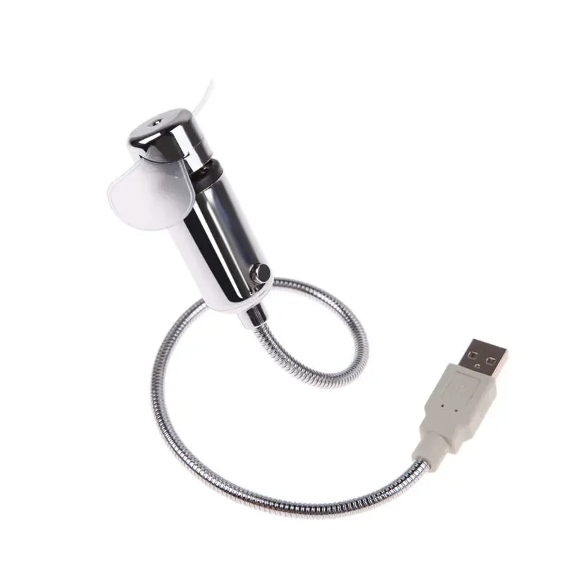 Flexible USB LED Clock Fan